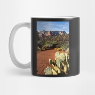 Arid landscape. Mug